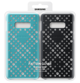 Husa Pattern Cover pentru Samsung Galaxy S10e, Black & Green